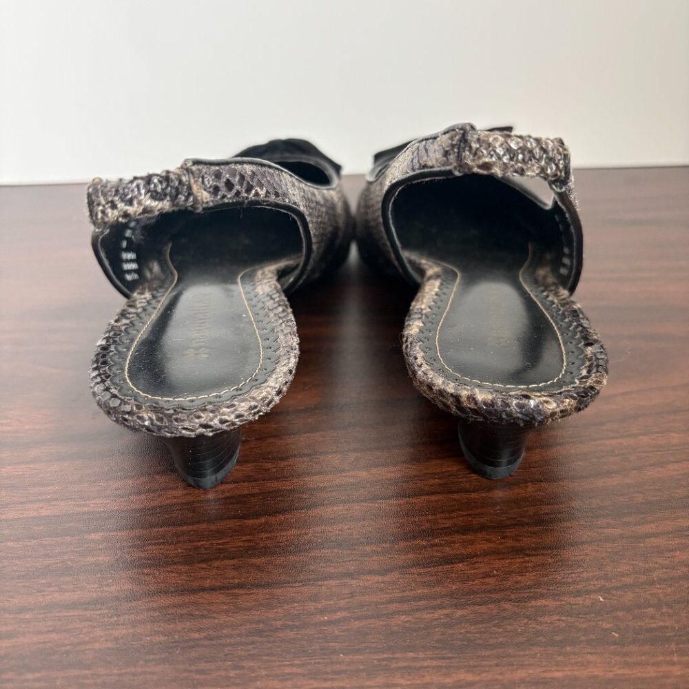 Naturalizer Women's Python Print Pointed Toe Slin… - image 3